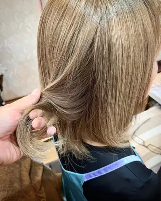 ミディアム カラー 大人女子&髪改善専門 Nobuフリーランスのヘアスタイル