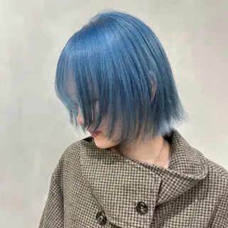 ショート カラー デザインカラー/パー マ🦖外岡咲希🦖のヘアスタイル