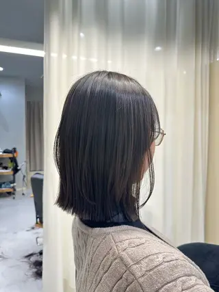 ミディアム jiji /北四番丁 押切瑠奈のヘアスタイル