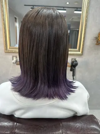 ミディアム カラー Lien 深井店のヘアスタイル