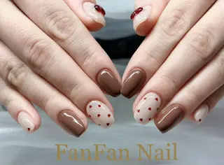 ネイル FanFan 長さ出し専門のネイルデザイン