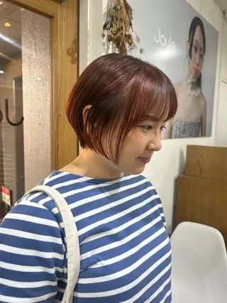 ショート 新宿×扱いやすいボブ /ボブ専門TAMEのヘアスタイル