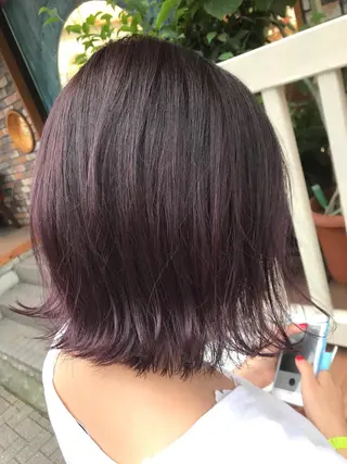 ミディアム カラー 平尾 拓也のヘアスタイル
