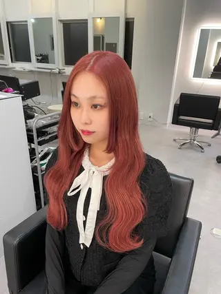 ロング カラー ヘアアレンジ Cielro/ダブル カラー/西田咲希のヘアスタイル