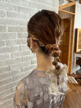 セミロング ヘアアレンジ Topstylist YUKIのヘアスタイル