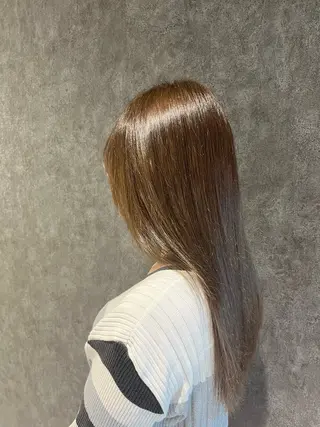 ロング 茶木 夢里彩のヘアスタイル