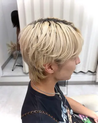 ミディアム ヘアアレンジ メンズ lien ヒジリのヘアスタイル