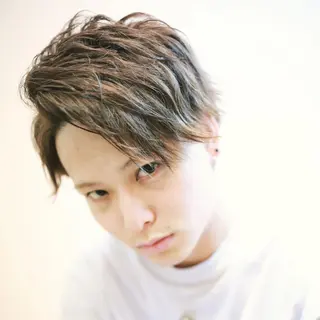 ショート カラー パーマ ヘアアレンジ メンズ キッズ ネイル マツエク・マツパ premier modelsのヘアスタイル