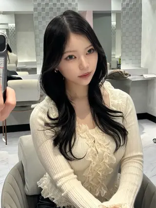 ロング 名古屋/中顔面短縮 ✨/小顔ハイレイヤーのヘアスタイル