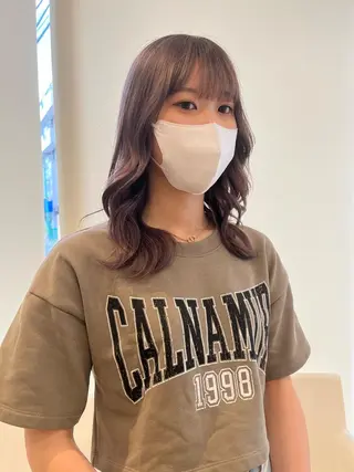 ミディアム カラー レイヤーカット /konomiのヘアスタイル