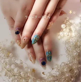 ネイル ラベンダー💖日暮里 ルル💖ネイルのネイルデザイン