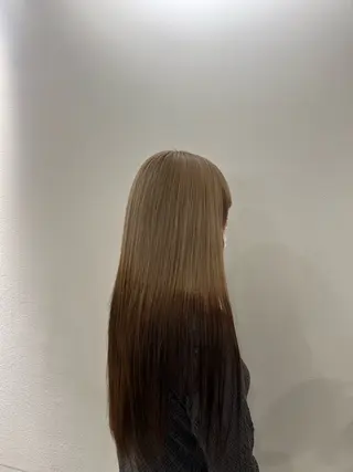 ロング カラー HASIMOTO jijibyMOPSのヘアスタイル