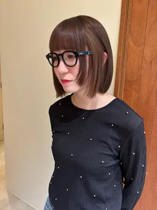 ショート カラー satsuki 暖色・ブラウンカラーのヘアスタイル