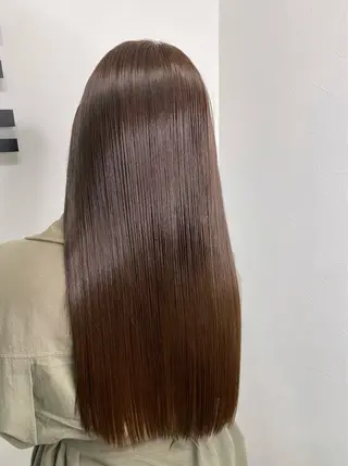 ロング カラー ヘアアレンジ レイヤー／顔周り 韓国ヘア森田和貴のヘアスタイル