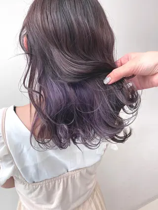ミディアム カラー Unami MIHA☘️*゜のヘアスタイル