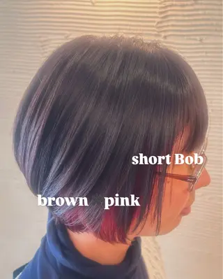 ショート 安藤 聖麻のヘアスタイル