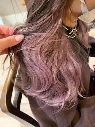 ロング コトミ【メンズ】 【曲がる縮毛矯正】のヘアスタイル