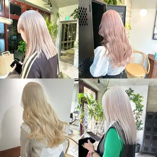 ミディアム カラー kai .のヘアスタイル