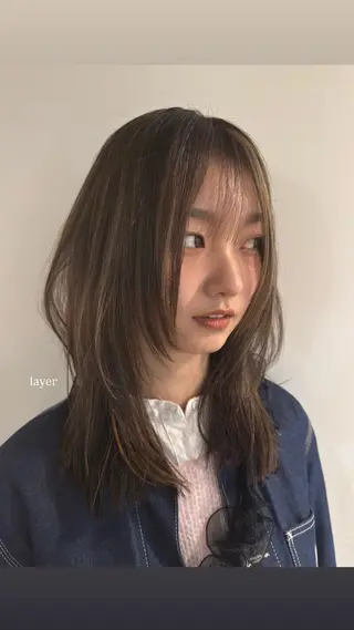 カラー ハイトーン/パーマ 大名 sakiのヘアスタイル