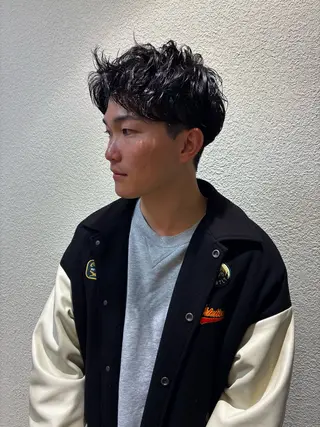 パーマ メンズ 新規再来率No.1 金山/メンズパーマのヘアスタイル
