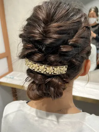 ヘアアレンジ 小松 真唯子のヘアスタイル