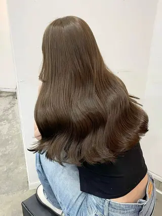 ロング カラー 大阪梅田/ イマムラミヅキのヘアスタイル