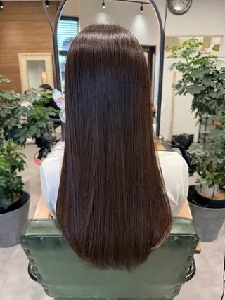ロング オリーブ🫒レイヤー /平尾/りの‎🤍のヘアスタイル