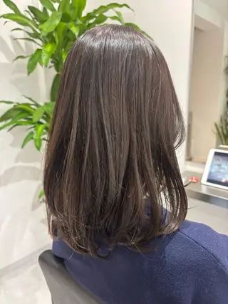 ミディアム カラー 🎀透明感× 赤み消し🎀正源のヘアスタイル