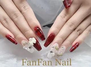 ネイル FanFan 長さ出し専門のネイルデザイン