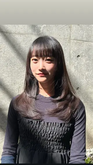 ロング カラー タナカ カナ🫧のヘアスタイル