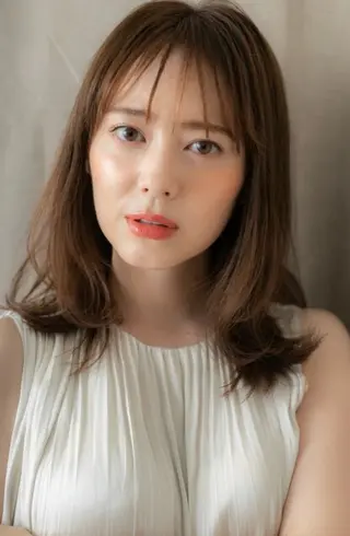 ミディアム カラー パーマ 似合わせ✨透明感🫧 佐藤優斗のヘアスタイル