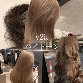 ロング カラー 🍩似合わせボブ ×チョコブラウン🍩のヘアスタイル