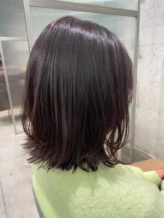 ショート カラー 藤本 夢のヘアスタイル