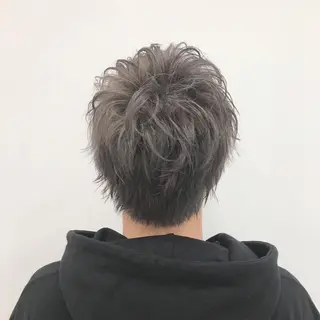 ショート カラー ヘアアレンジ メンズ カラー特化サロン梅田 Eir茶屋町/山下のヘアスタイル