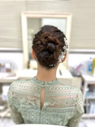 ヘアアレンジ 似合わせヘアメイク 💐オダギリチアキのヘアスタイル
