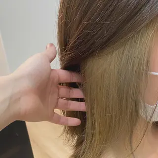 ミディアム カラー 森本玲🎶 天王寺のヘアスタイル