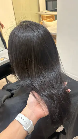 ミディアム amber  池袋所属・大木 唯月のヘアスタイル