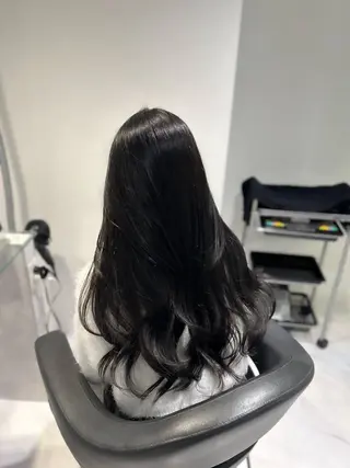 ロング カラー 表参道/透明感カラー /暗髪/ジュキヤのヘアスタイル