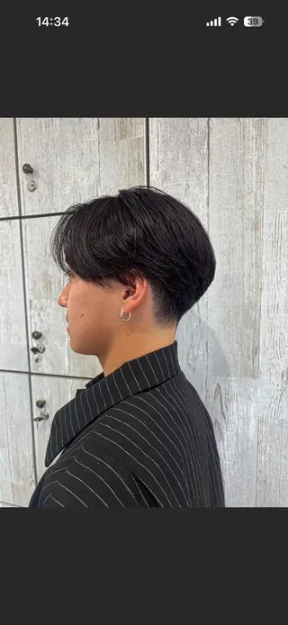 カラー パーマ メンズ 池田 煌翔のヘアスタイル