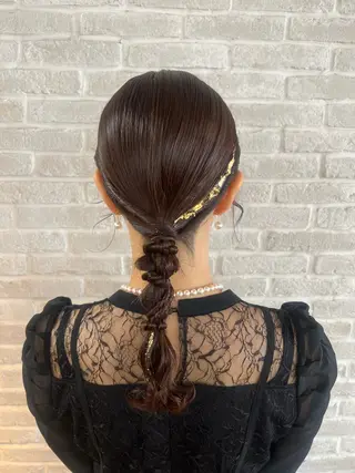 ロング ヘアアレンジ Topstylist YUKIのヘアスタイル