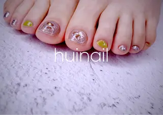 ショート めぐみのネイルサロン スタッフ練習のネイルデザイン