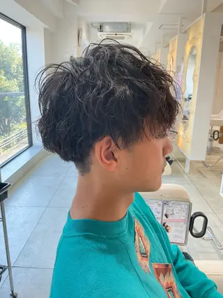 パーマ メンズ 稲村 直也のヘアスタイル
