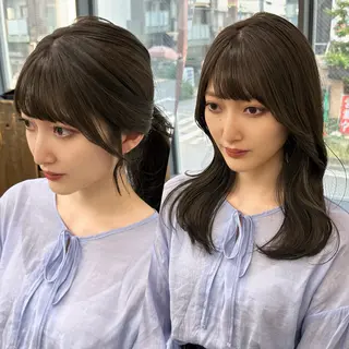 ロング 美髪縮毛矯正🫧 艶カラー/スズカのヘアスタイル