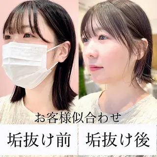 ミディアム カラー レイヤー専門家 ダブルカラー修のヘアスタイル