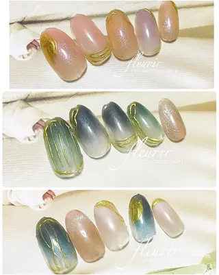 ネイル フルリール 【プライベートサロンのネイルデザイン