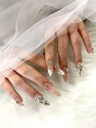 ロング mimi‪‪❤︎‬ harukaのネイルデザイン