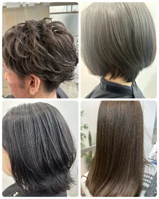 セミロング 佐藤 はるとのヘアスタイル