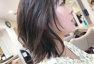 ミディアム カラー 当日予約🆗✂︎ ウエモト タクのヘアスタイル