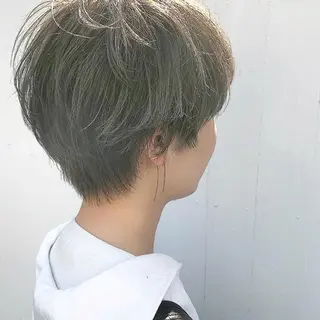 ショート カラー 坂本 裕介/パーマのヘアスタイル