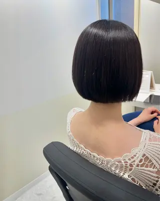 ショート 半個室サロン/透明感 /艶髪♡岸上 温♡のヘアスタイル